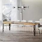 Tavolo Allungabile Fino 4 mt in Legno Nobilitato e Ferro Made in Italy – Marella Viadurini
