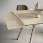 Tavolo Allungabile Fino a 180 cm in Pietra Effetto Marmo e Metallo - Numa Viadurini