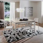 Tavolo Allungabile Fino a 238 cm in Laminam e Metallo Made in Italy - Remigio Viadurini