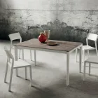Tavolo Allungabile Fino a 240 cm con Piano in Hpl Made in Italy - Fantastic Viadurini