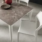Tavolo Allungabile Fino a 240 cm con Piano in Hpl Made in Italy - Fantastic Viadurini