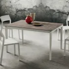 Tavolo Allungabile Fino a 240 cm con Piano in Hpl Made in Italy - Fantastic Viadurini