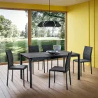 Tavolo Allungabile Fino a 240 cm con Piano in Laminam Made in Italy - Maltese Viadurini