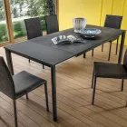 Tavolo Allungabile Fino a 240 cm con Piano in Laminam Made in Italy - Maltese Viadurini