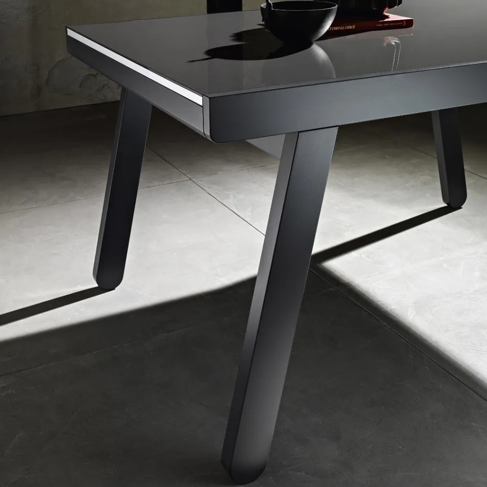 Tavolo Allungabile fino a 240 cm in Legno Laccato Made in Italy - Adrienne Viadurini