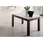 Tavolo Allungabile fino a 270cm in Vetro e Legno Frassino Made in Italy – Homer Viadurini