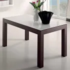 Tavolo Allungabile fino a 270cm in Vetro e Legno Frassino Made in Italy – Homer Viadurini