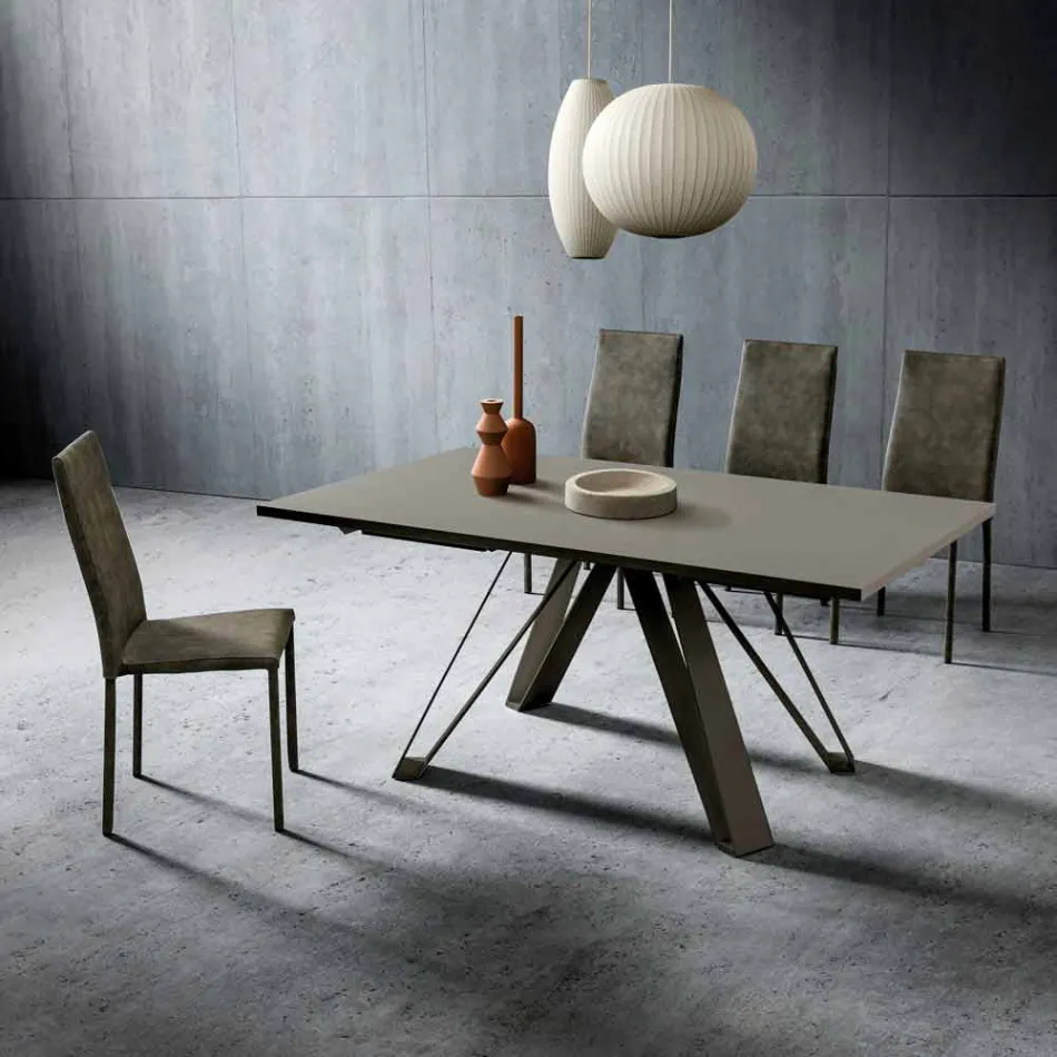 Tavolo Allungabile Fino a 280 cm in Fenix Made in Italy, Pregiato - Aresto Viadurini