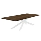 Tavolo Allungabile Fino a 300 cm con Piano Impiallacciato Made in Italy - Grotta Viadurini