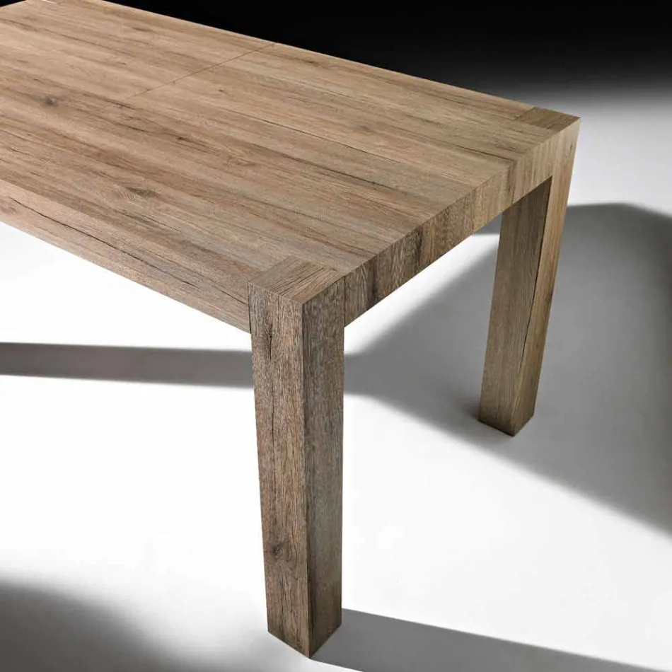 Tavolo allungabile fino a 300 cm design moderno in melaminico Oky Viadurini