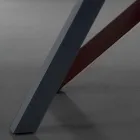 Tavolo Allungabile Fino a 300 cm in Fenix e Acciaio Made in Italy - Settimmio Viadurini