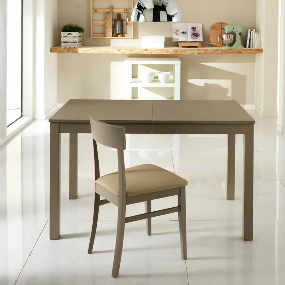 Tavolo allungabile in legno di faggio made in Italy Tito Viadurini