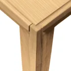 Tavolo Allungabile in Legno Massello di Frassino in Diverse Finiture - Ferenc Viadurini