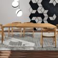 Tavolo Allungabile in Legno Massello di Frassino in Diverse Finiture - Ferenc