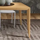 Tavolo Allungabile in Legno Massello di Frassino Made in Italy - Judit Viadurini
