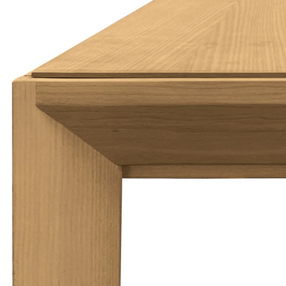 Tavolo Allungabile in Legno Massello di Frassino Made in Italy - Judit Viadurini