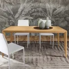 Tavolo Allungabile in Legno Massello di Frassino Made in Italy - Judit Viadurini