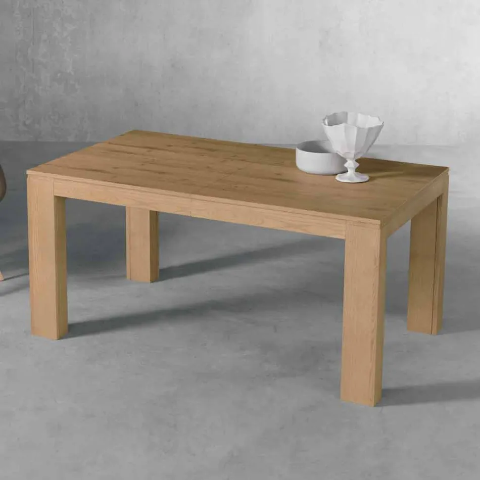 Tavolo Allungabile in Legno Rovere Made in Italy - Sondrio Viadurini