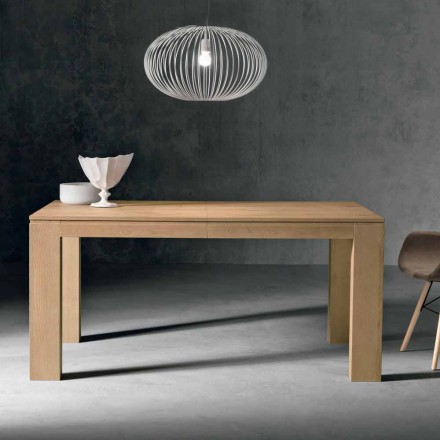 Tavolo Allungabile in Legno Rovere Made in Italy - Sondrio Viadurini