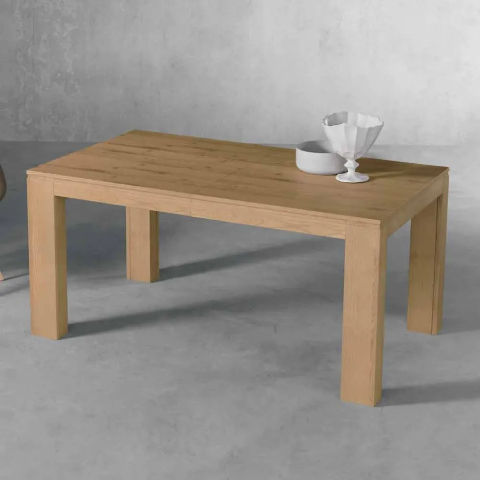 Tavolo Allungabile in Legno Rovere Made in Italy - Sondrio Viadurini