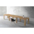 Tavolo Allungabile in Legno Rovere Made in Italy - Sondrio Viadurini