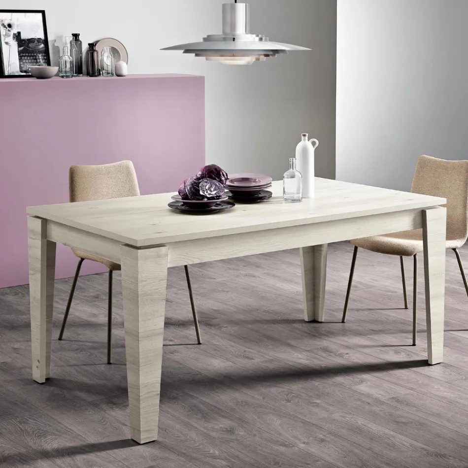 Tavolo Allungabile in Melaminico di Diverse Finiture Made in Italy - Lily Viadurini