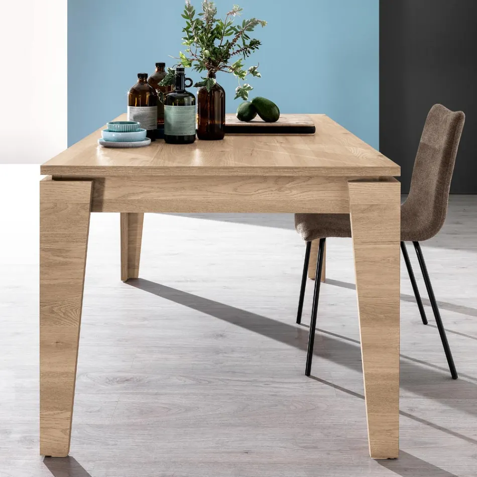 Tavolo Allungabile in Melaminico di Diverse Finiture Made in Italy - Lily Viadurini
