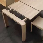 Tavolo allungabile in nobilitato e mdf moderno Jesi Viadurini