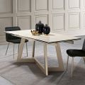 Tavolo Allungabile in Vetroceramica di 3 Diverse Finiture Made in Italy - Tecna