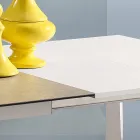 Tavolo Allungabile in Vetroceramica Finitura Fokos Terra Made in Italy - Ariel Viadurini