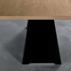 Tavolo Allungabile Lateralmente in Rovere Made in Italy -  Zerba Viadurini