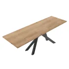 Tavolo Allungabile Moderno con Piano in Legno Laminato Made in Italy – Settimmio Viadurini