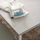 Tavolo allungabile moderno con piano in vetro ceramica Filadelfia Viadurini