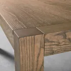Tavolo allungabile moderno in legno frassino prodotto in Italia Parre Viadurini