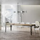 Tavolo Allungabile Moderno in Legno Nobilitato e Sottopiano in Ferro – Marella Viadurini