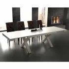 Tavolo allungabile moderno in nobilitato e Mdf Denver  Viadurini