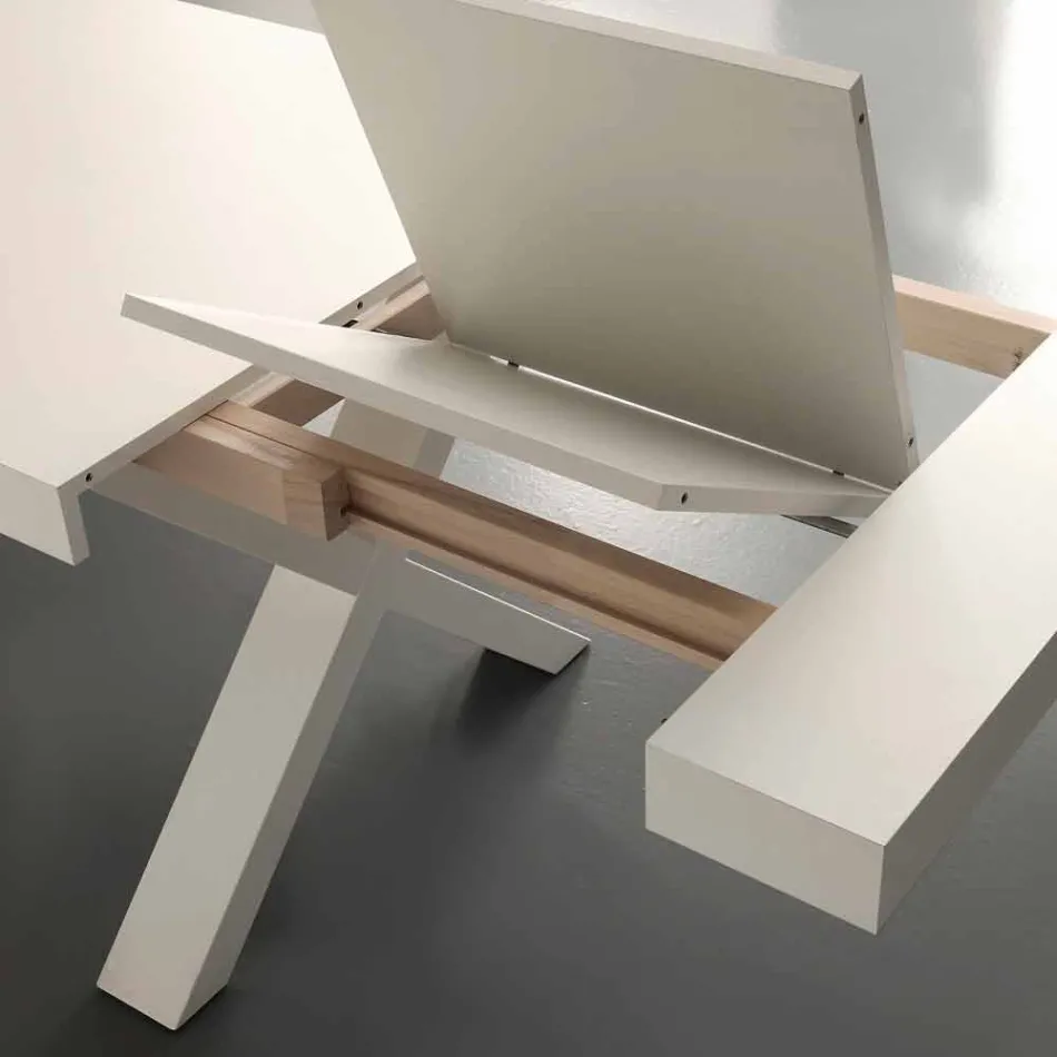 Tavolo allungabile moderno in nobilitato e Mdf Denver  Viadurini