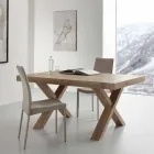 Tavolo allungabile moderno in nobilitato e Mdf Denver  Viadurini