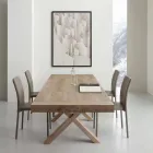 Tavolo allungabile moderno in nobilitato e Mdf Denver  Viadurini