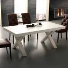 Tavolo allungabile moderno in nobilitato e Mdf Denver  Viadurini