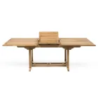 Tavolo Allungabile Outdoor in Teak di Varie Misure – Yggdrasil Viadurini