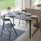 Tavolo Allungabile Pranzo in Legno Impiallacciato fino a 170 cm - Nutello Viadurini