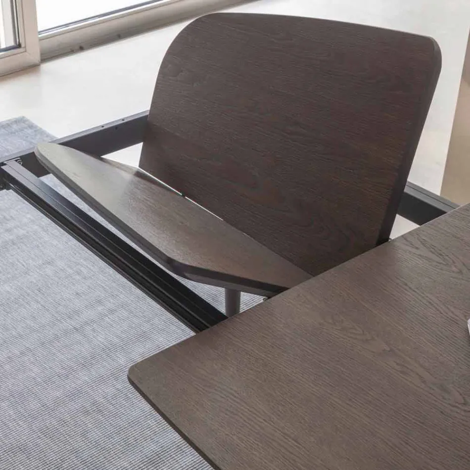 Tavolo Allungabile Pranzo in Legno Impiallacciato fino a 170 cm - Nutello Viadurini