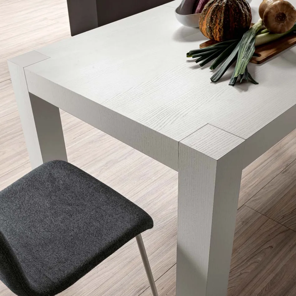Tavolo Allungabile Realizzato in Melaminico Folding Made in Italy - Oky Viadurini