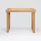 Tavolo Alto da Bar Realizzato in Teak Naturale Spazzolato - Sponda Viadurini