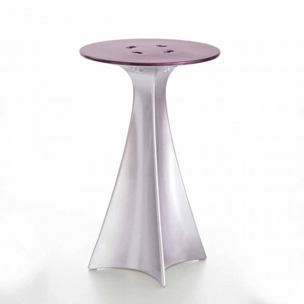 Tavolo Alto di Design Moderno, in Polietilene - Jet Next by Slide Viadurini