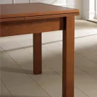 Tavolo Classico Allungabile in Legno Impiallacciato Artigianale - Karim Viadurini