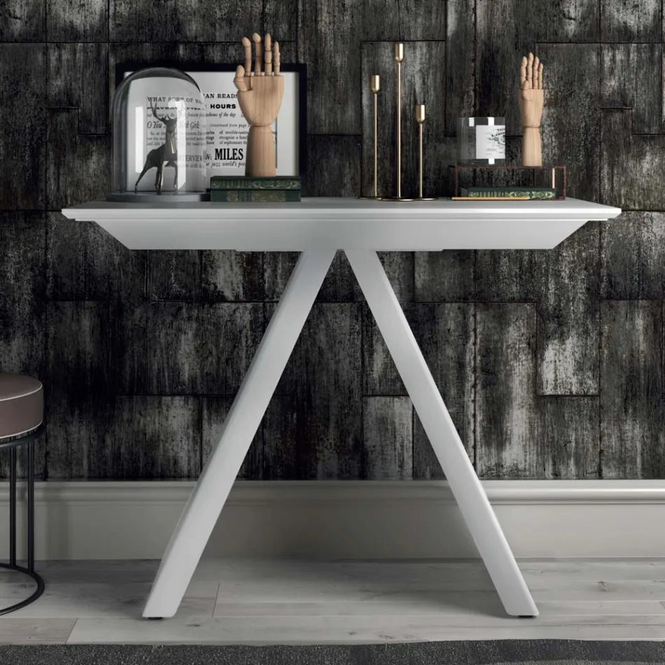 Tavolo Consolle Allungabile fino a 325 cm in Laminato Made in Italy – Dalmata Viadurini
