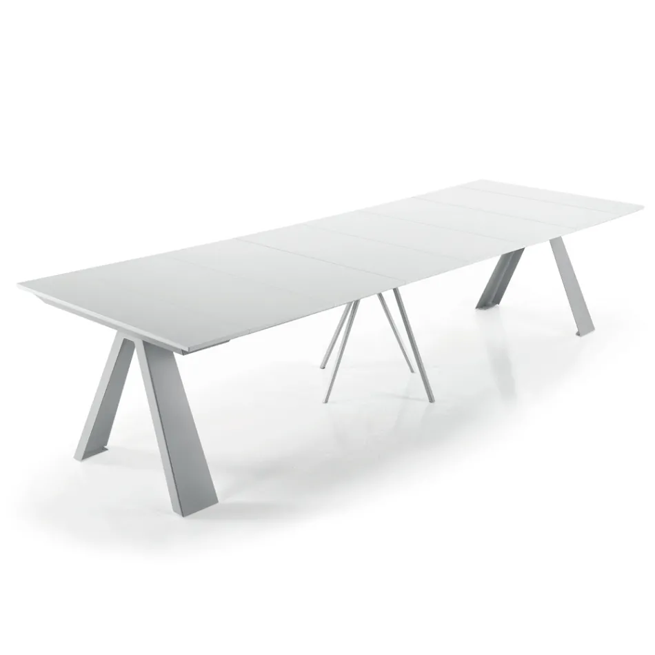 Tavolo Consolle Allungabile fino a 325 cm in Laminato Made in Italy – Dalmata Viadurini