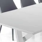 Tavolo Consolle Allungabile fino a 325 cm in Melaminico Made in Italy – Settimmio Viadurini